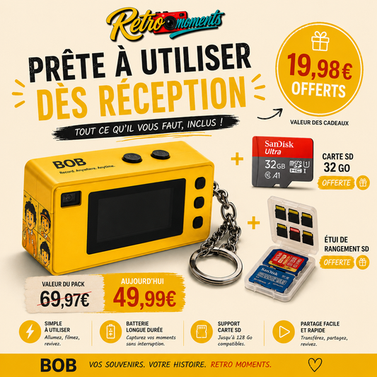 Camera + Pack Gratuit 🎁